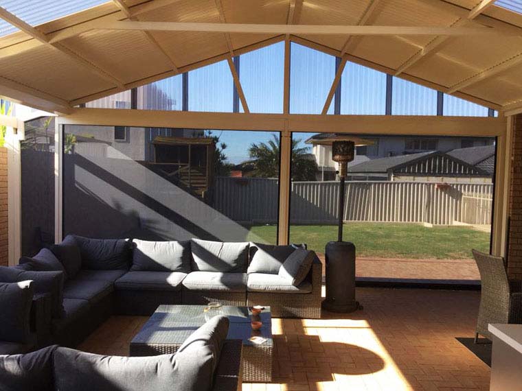 Dianella Outdoor Living looking out to garden