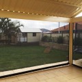 Enclosed Room created with Outdoor Blinds