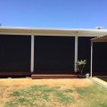dark mesh patio blinds in coolbellup