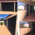 Shade mesh ziptrak blinds installation in Warnbro south of Perth