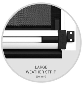 large weather strip for ziptrak blinds